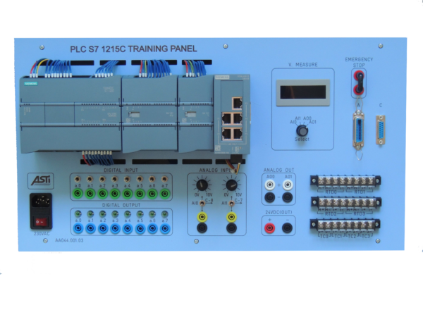 PLC S7-1215C TRAINING PANEL (CPU1215C)