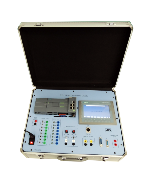 PLC S7-1215C & HMI TRAINING CASE (CPU1215C & KTP700)