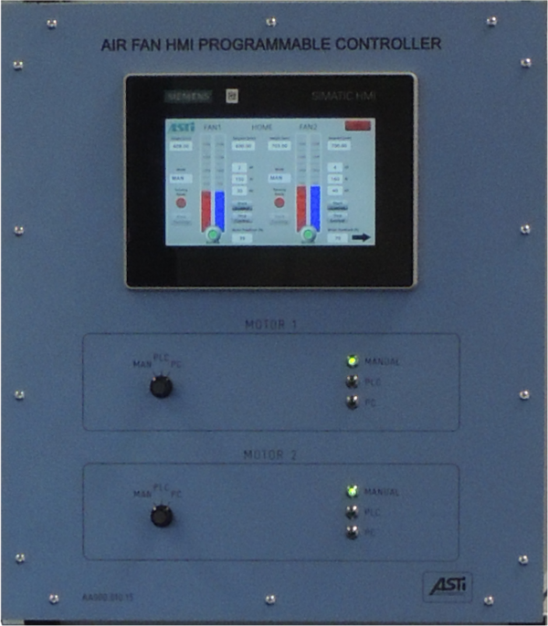 HMI PROGRAMABLE CONTROLLER  (SIEMENS 2 x AIR FANS)