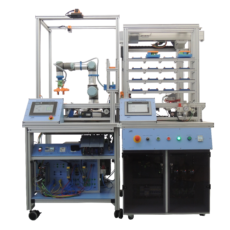 INDUSTRY 4.0 COMPACT  FLEXIBLE CPS LINE WITH SMART WAREHOUSE (UR3E/S210)